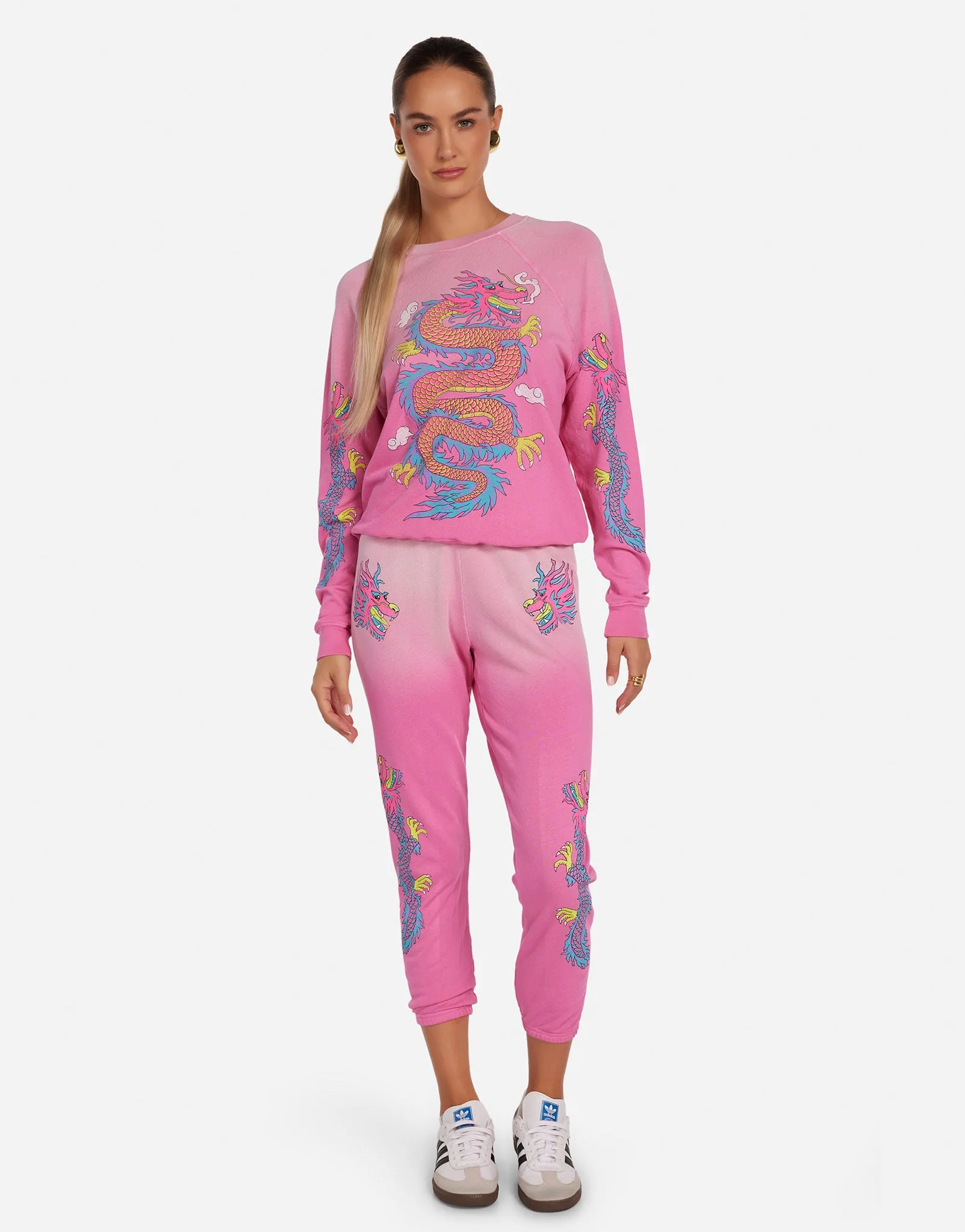 Alana Vintage Pink Dragon