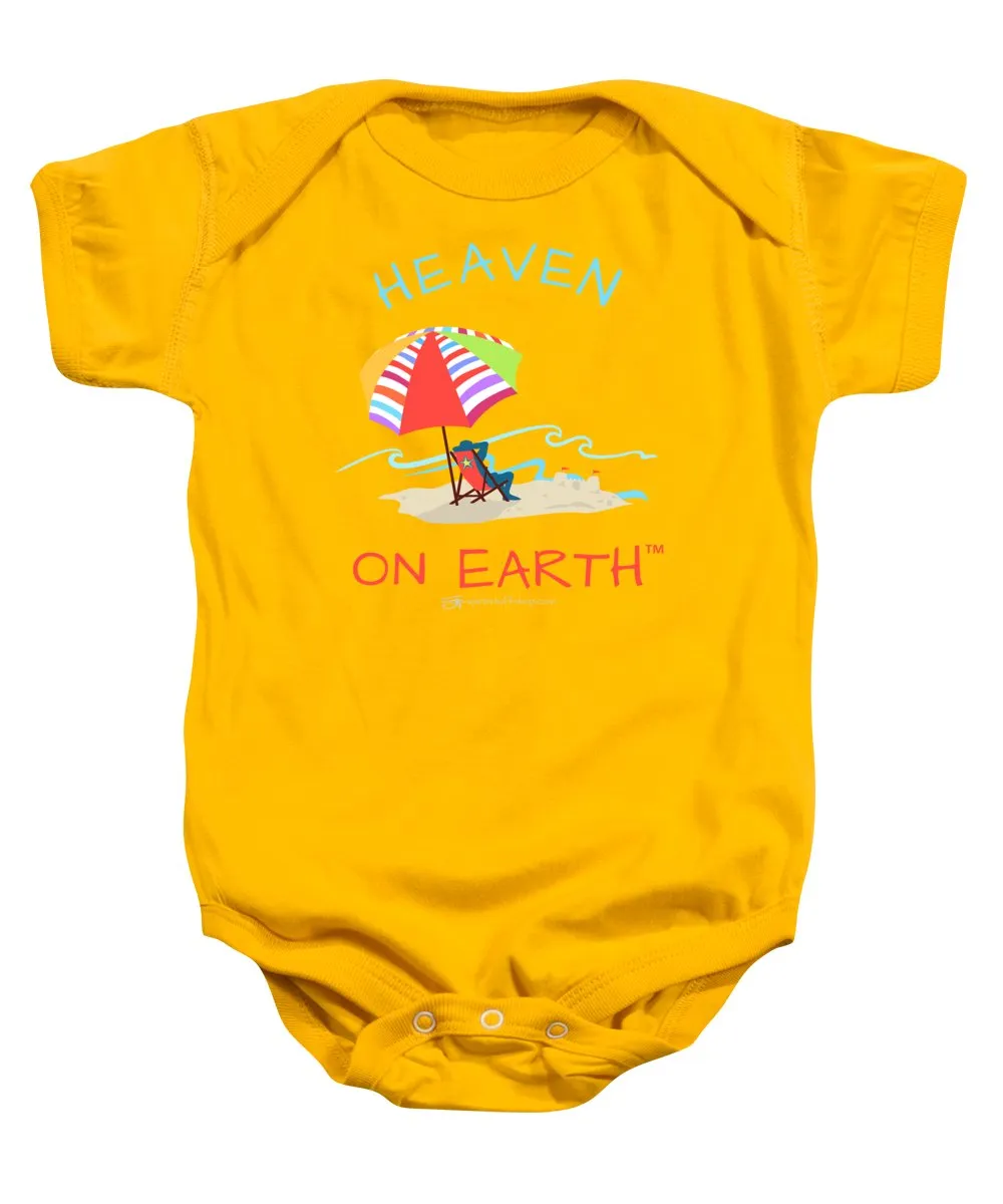 Beach Time Heaven On Earth - Baby Onesie