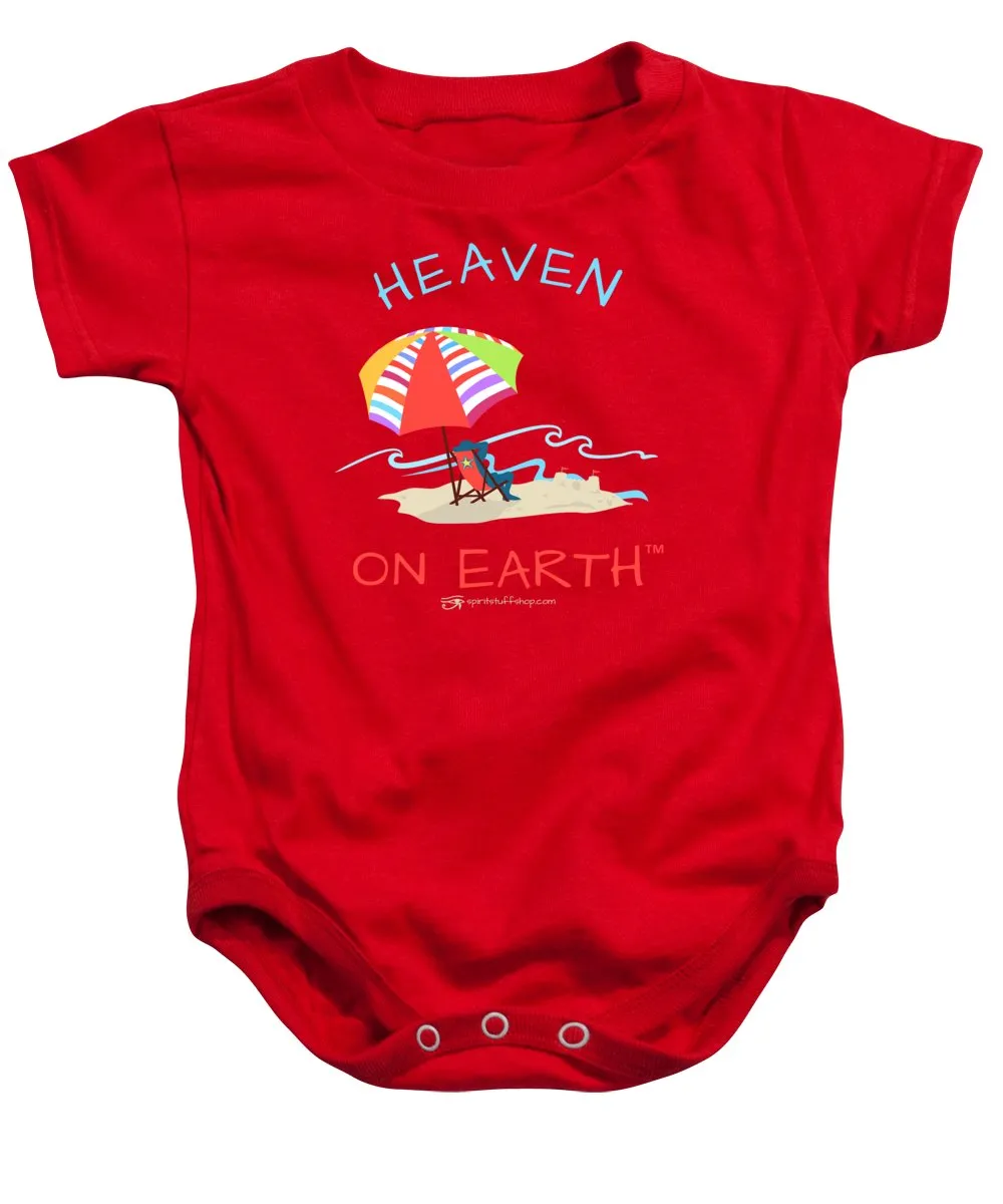 Beach Time Heaven On Earth - Baby Onesie