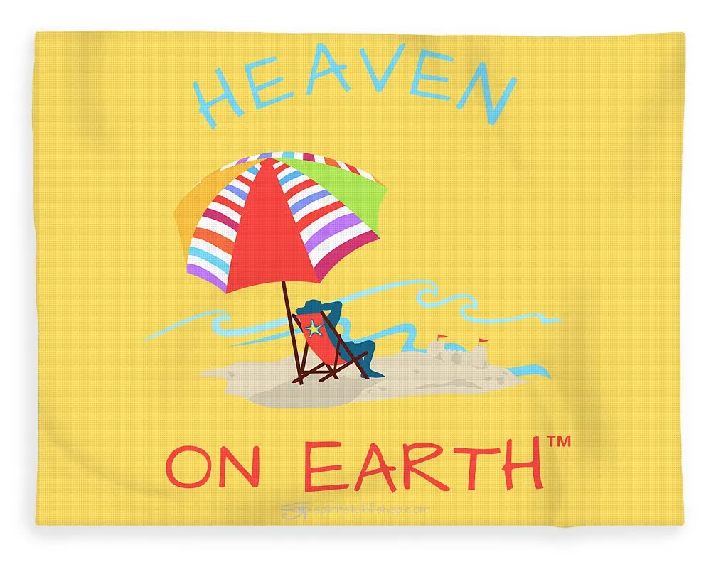 Beach Time Heaven On Earth - Blanket