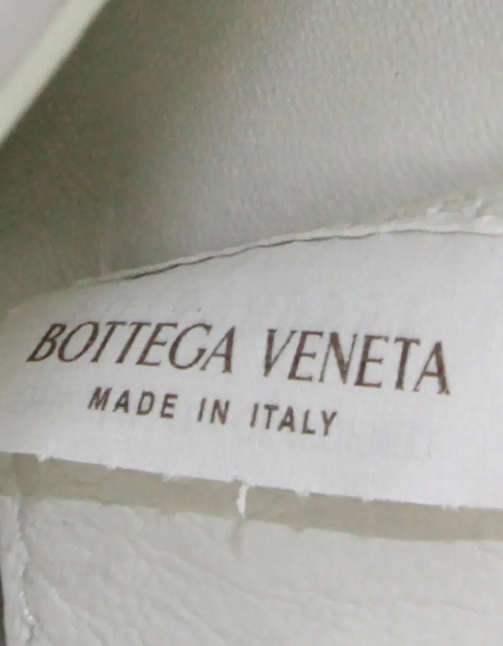 Bottega Veneta White Calfskin Mount Envelope Bag