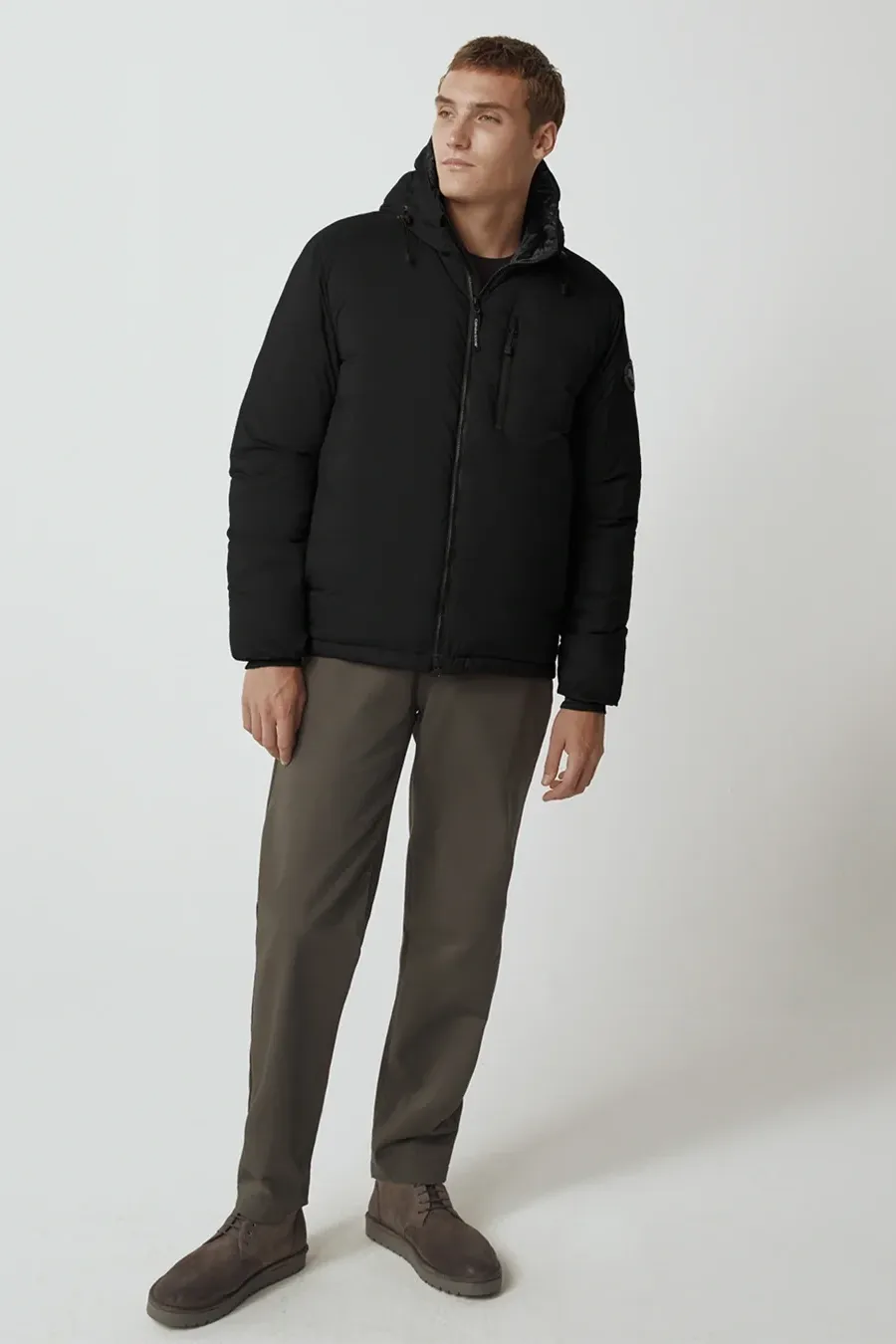 Canada Goose Men's Lodge Down Hoody Black Label