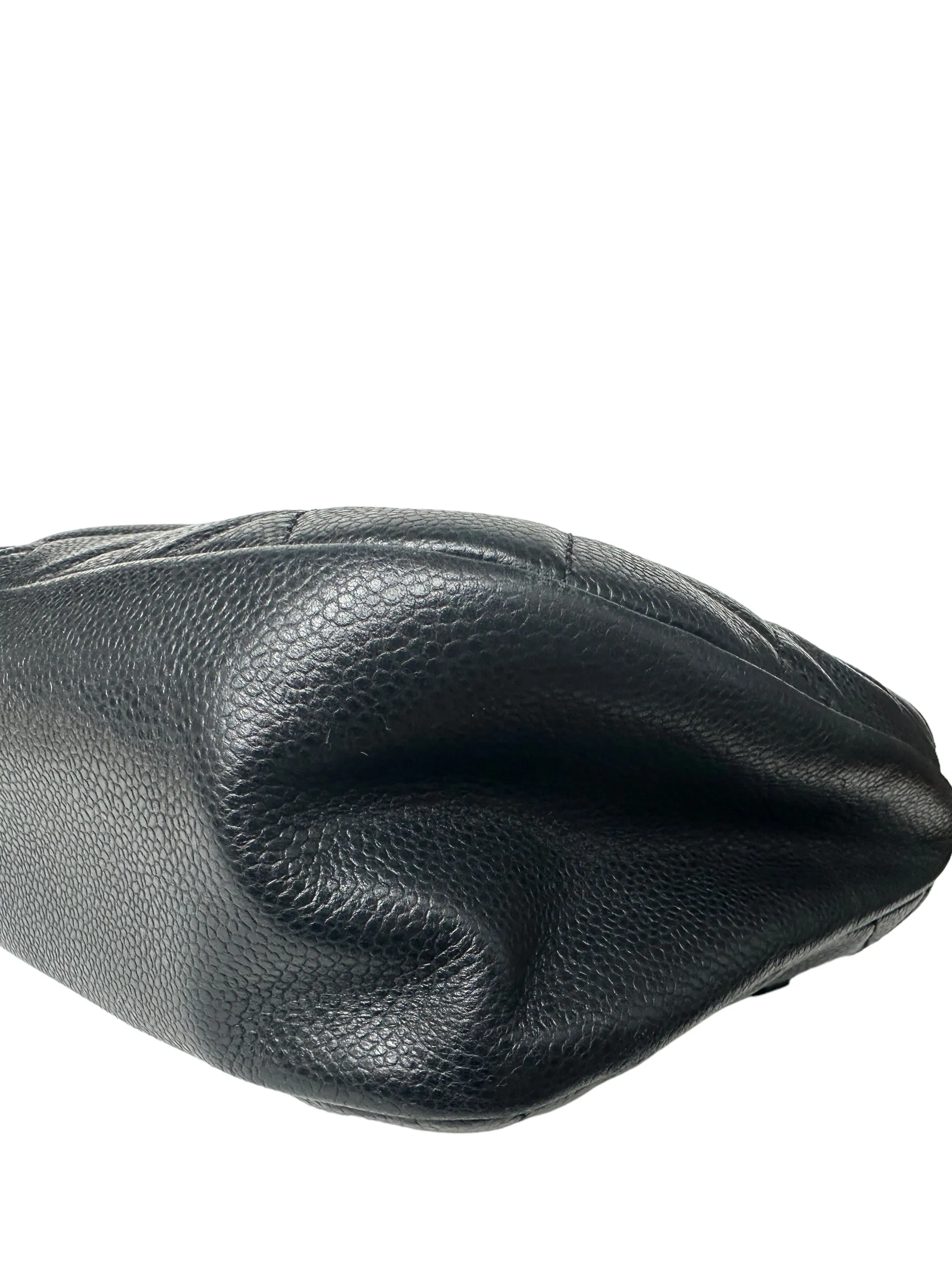 Chanel Black Caviar Leather Timeless Soft Shopper Tote Bag