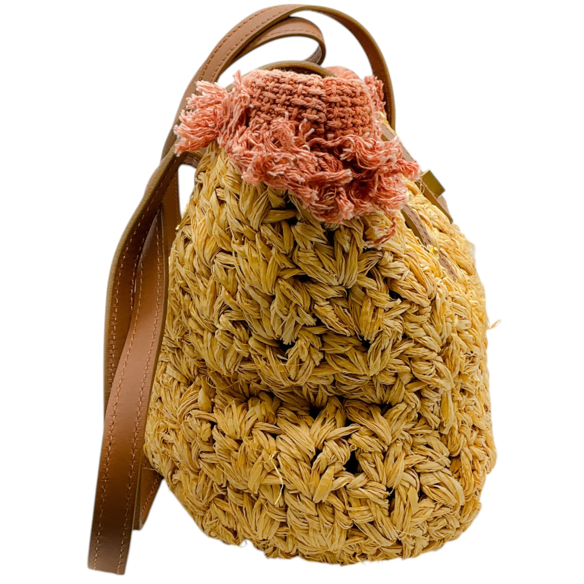 Chanel Woven Straw Large Mademoiselle Lock Tote