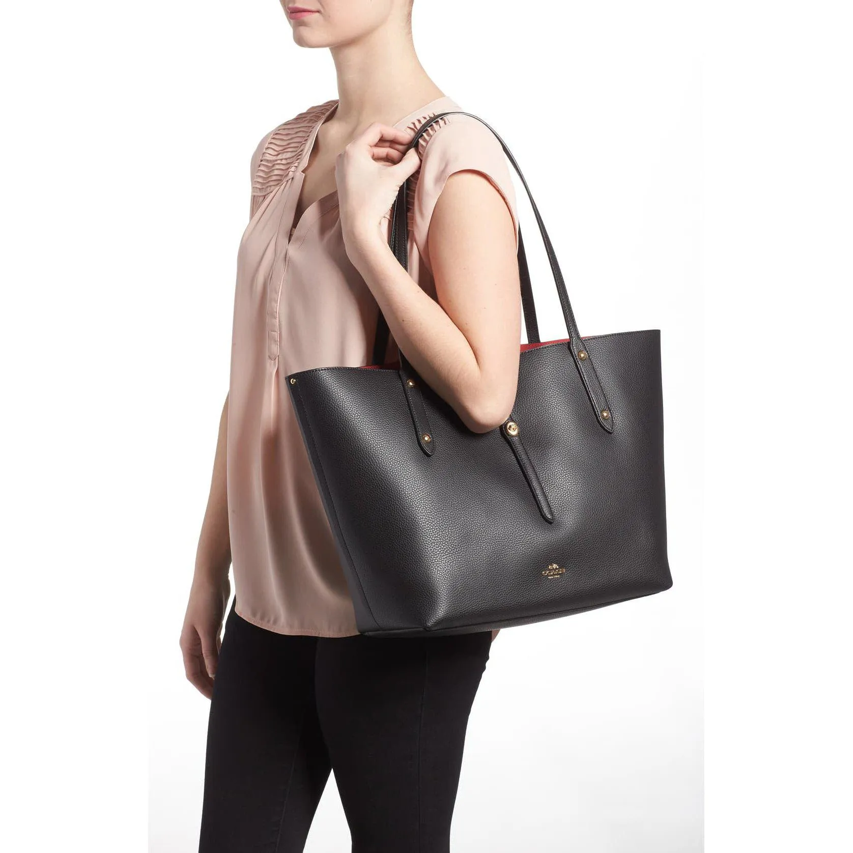 Coach Market Pebbled Leather Large Tote