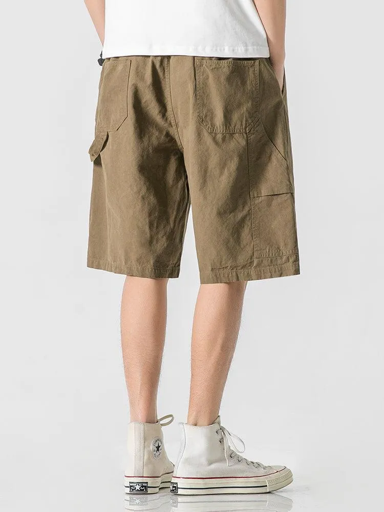 Cotton Drawstring Shorts