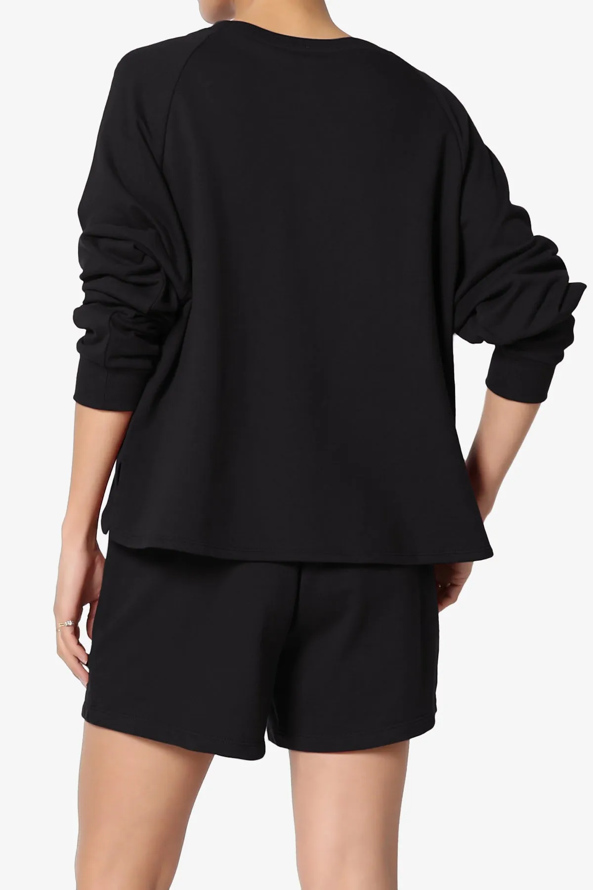 Crusade French Terry Oversized Crop Top & Shorts SET PLUS