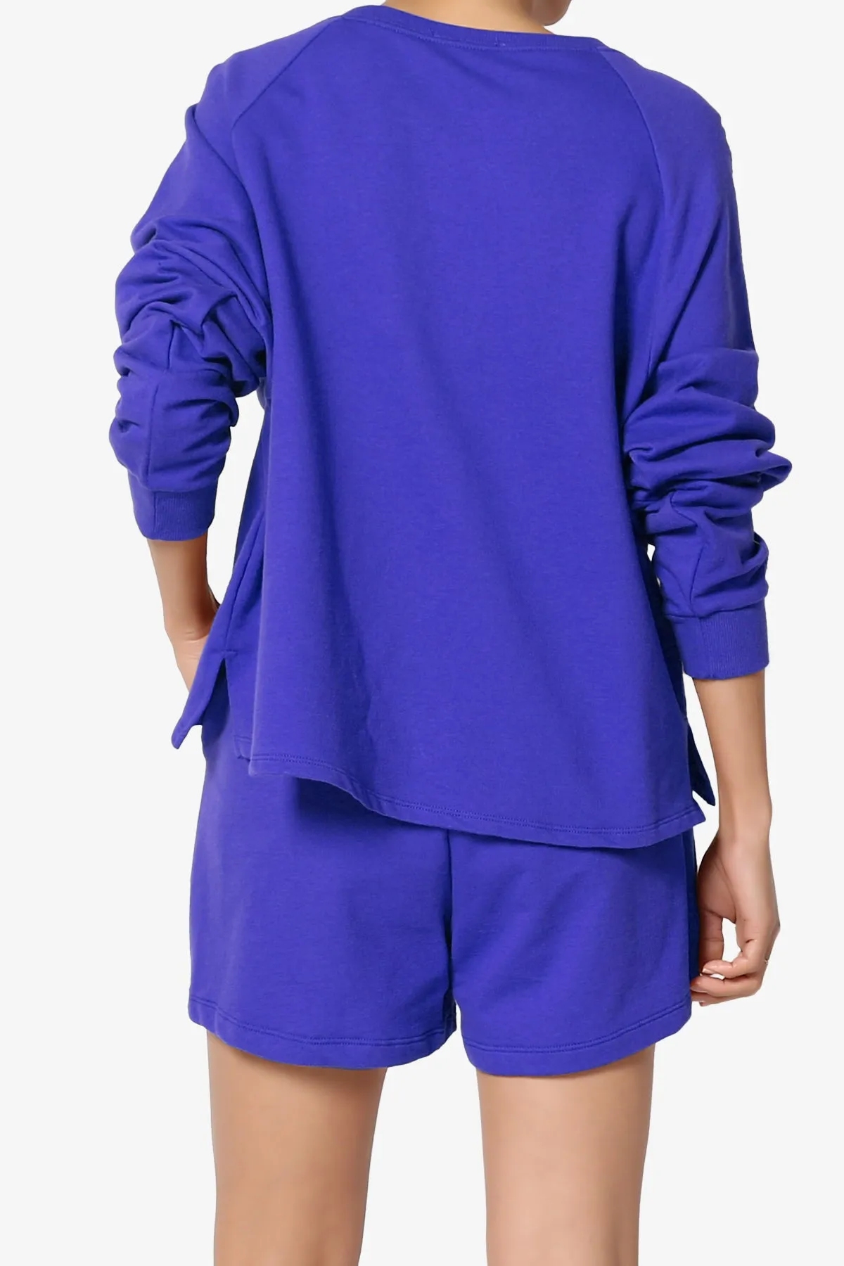 Crusade French Terry Oversized Crop Top & Shorts SET PLUS