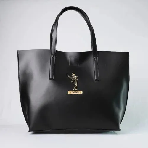 Customized Women's Tote Bag in Vogue (Product 1)   Mini Make up kit (Product 2) - Black Olive Green