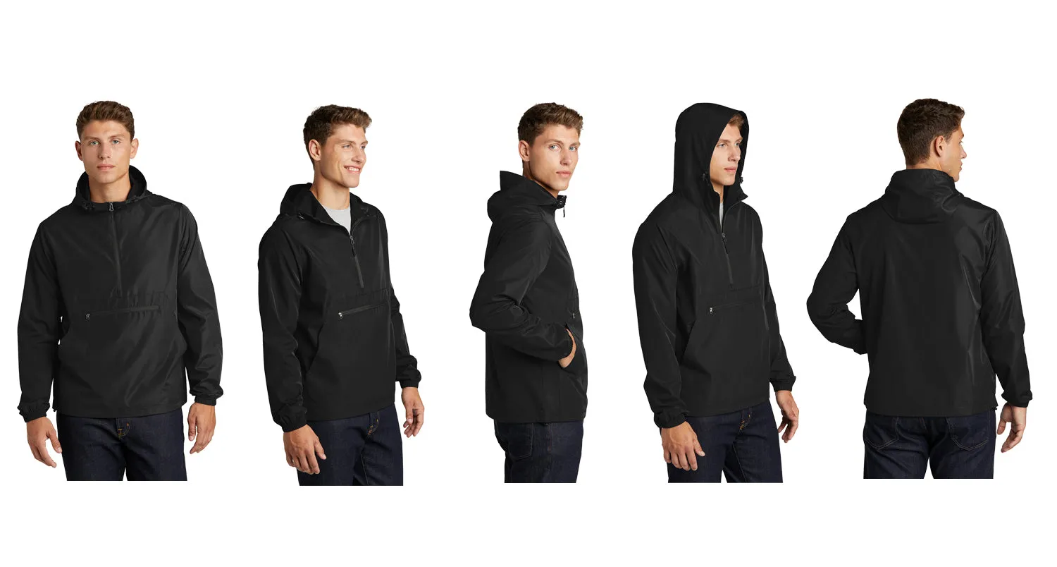 Delta Delta Delta Classic Solid Lightweight Pullover Windbreaker