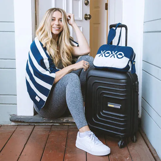 Dual XOXO Travel Blanket Set