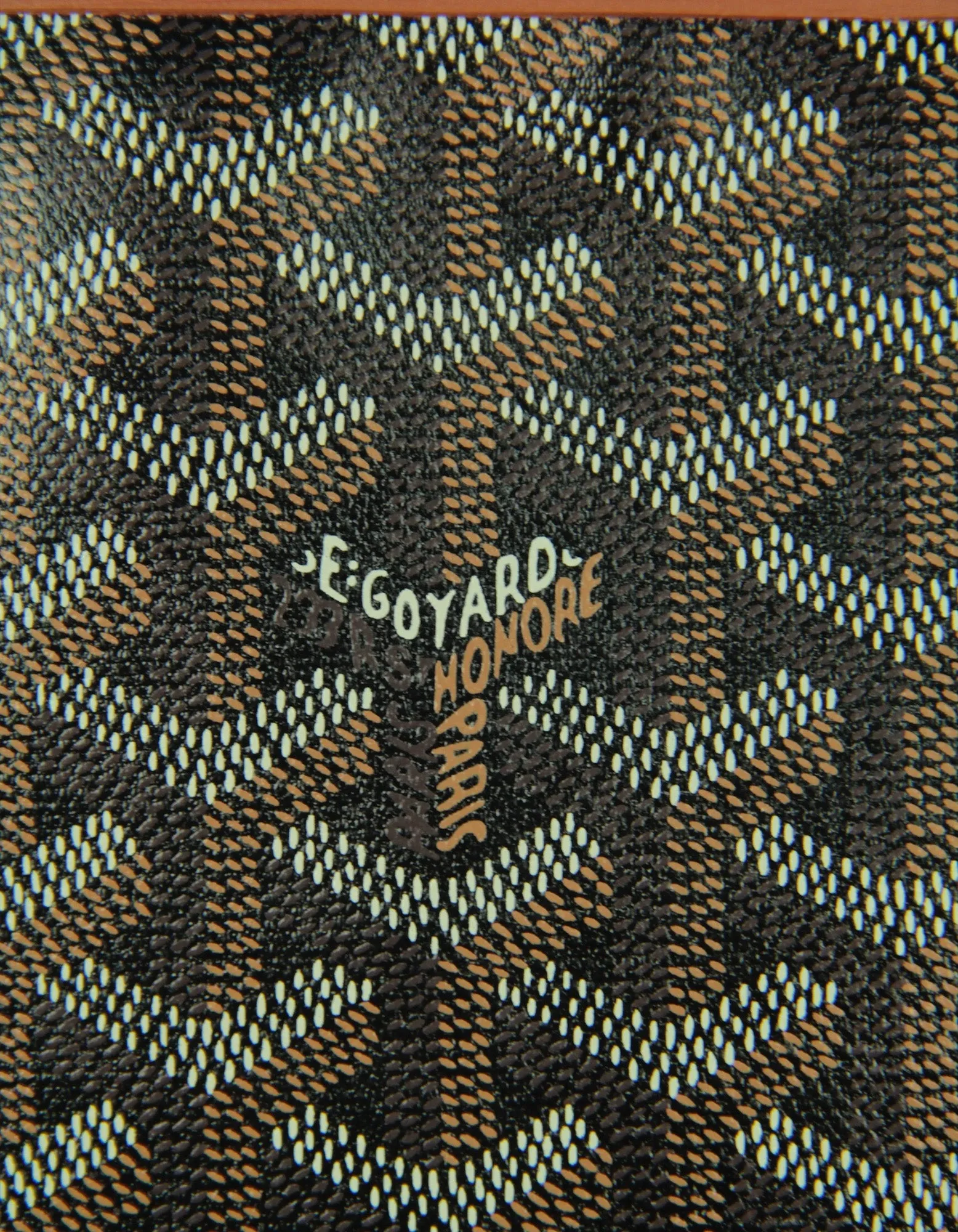Goyard Black/Tan Goyardine Artois MM Tote