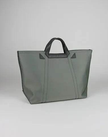 Light Gray Womens Nylon Handbag Totes Light Gray Womens Nylon Leather Shoulder Tote Purse for Ladies
