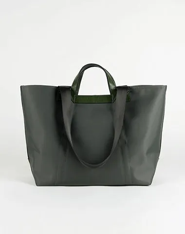 Light Gray Womens Nylon Handbag Totes Light Gray Womens Nylon Leather Shoulder Tote Purse for Ladies