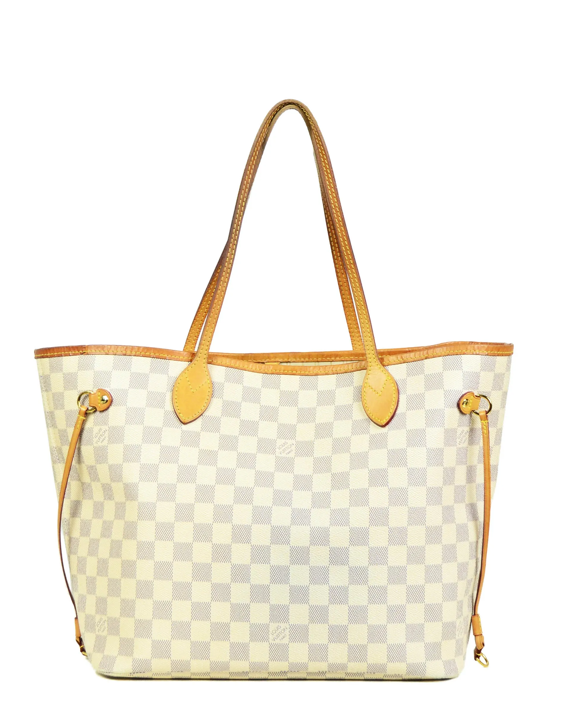 Louis Vuitton Damier Azur Neo Neverfull MM Tote Bag