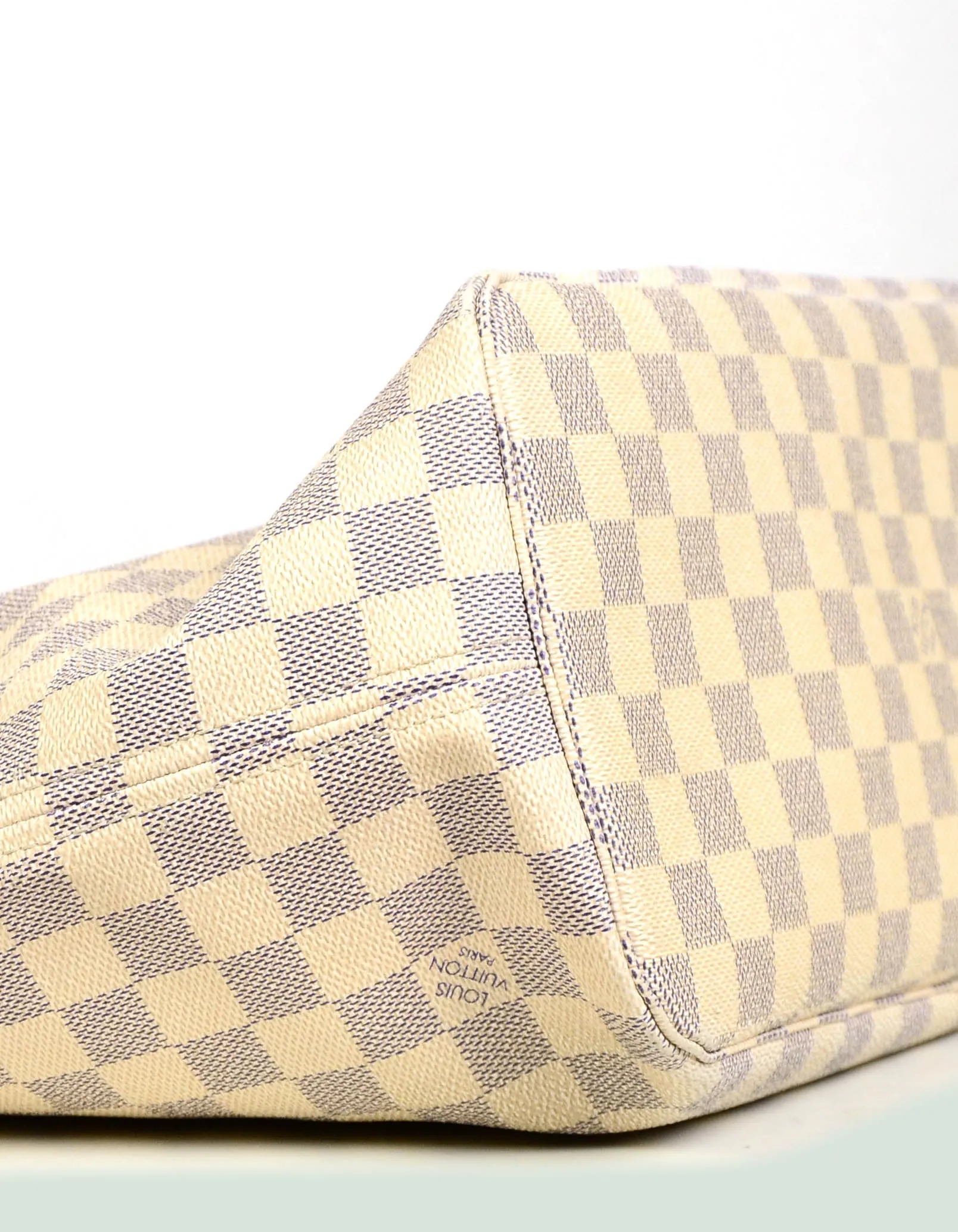 Louis Vuitton Damier Azur Neo Neverfull MM Tote Bag