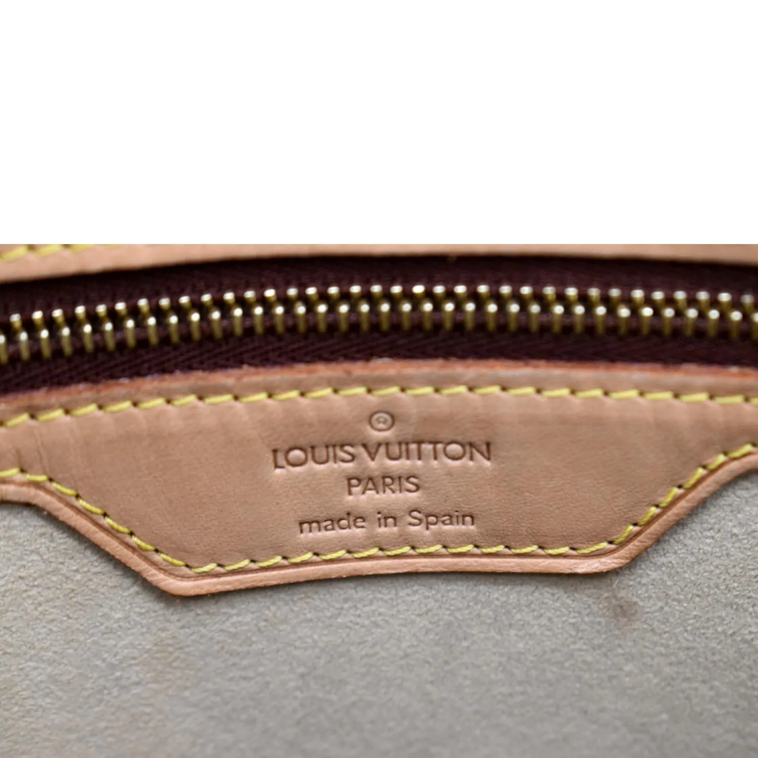 LOUIS VUITTON Luco Monogram Canvas Tote Bag Brown