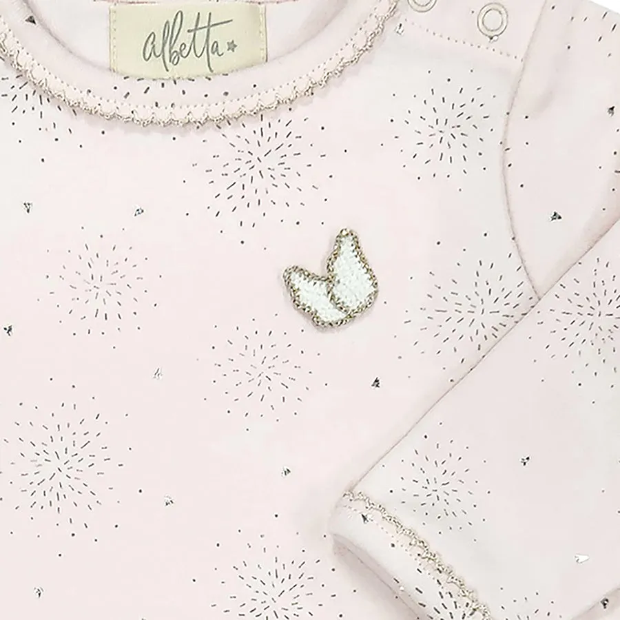 Mini Crochet Wings Stardust Babygro