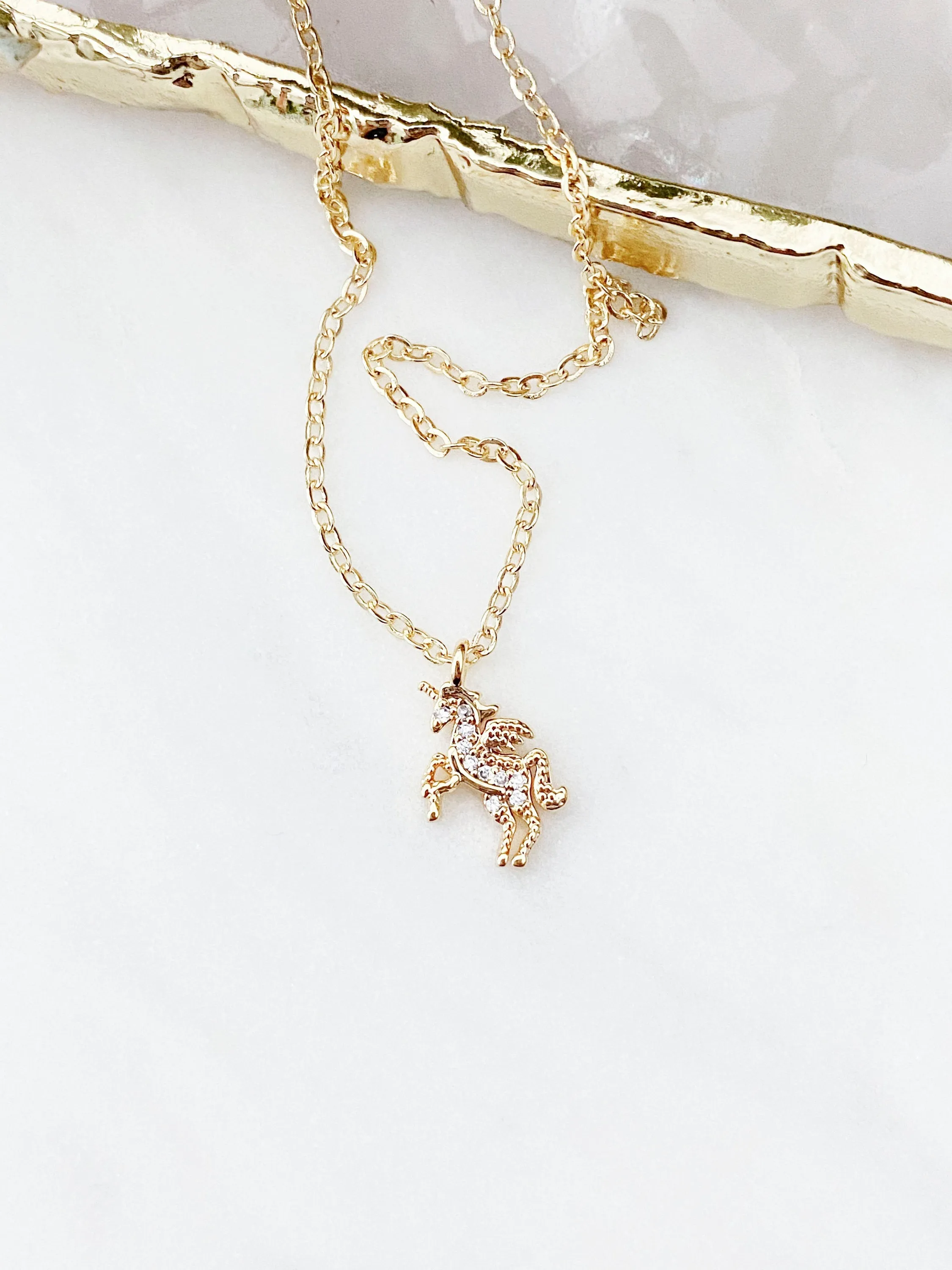Mini Unicorn Necklace