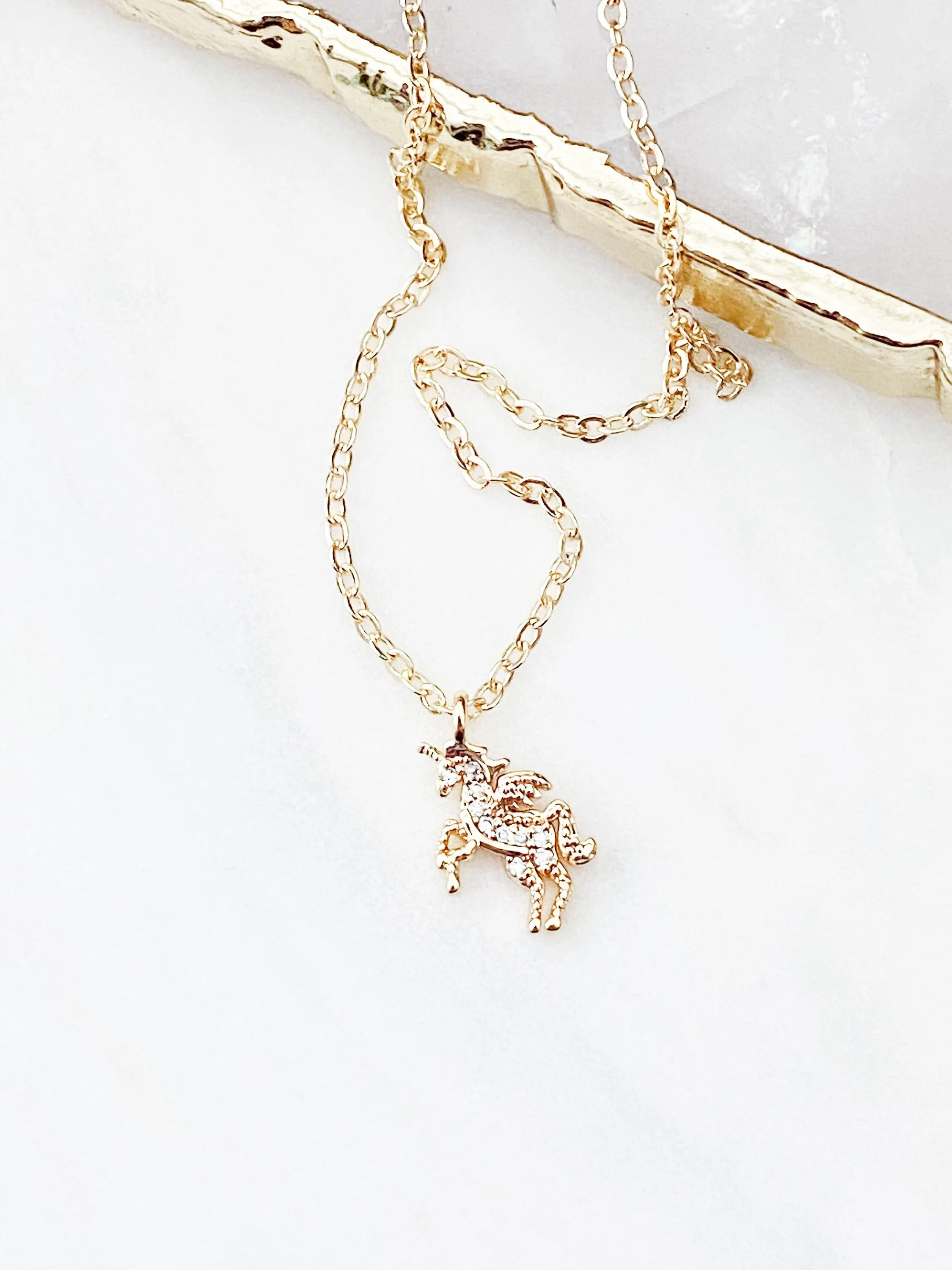 Mini Unicorn Necklace