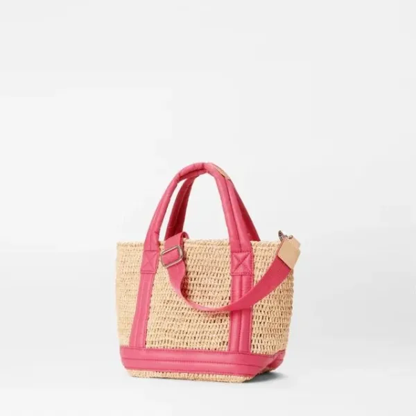 MZ Wallace Small Raffia Tote in Zinnia