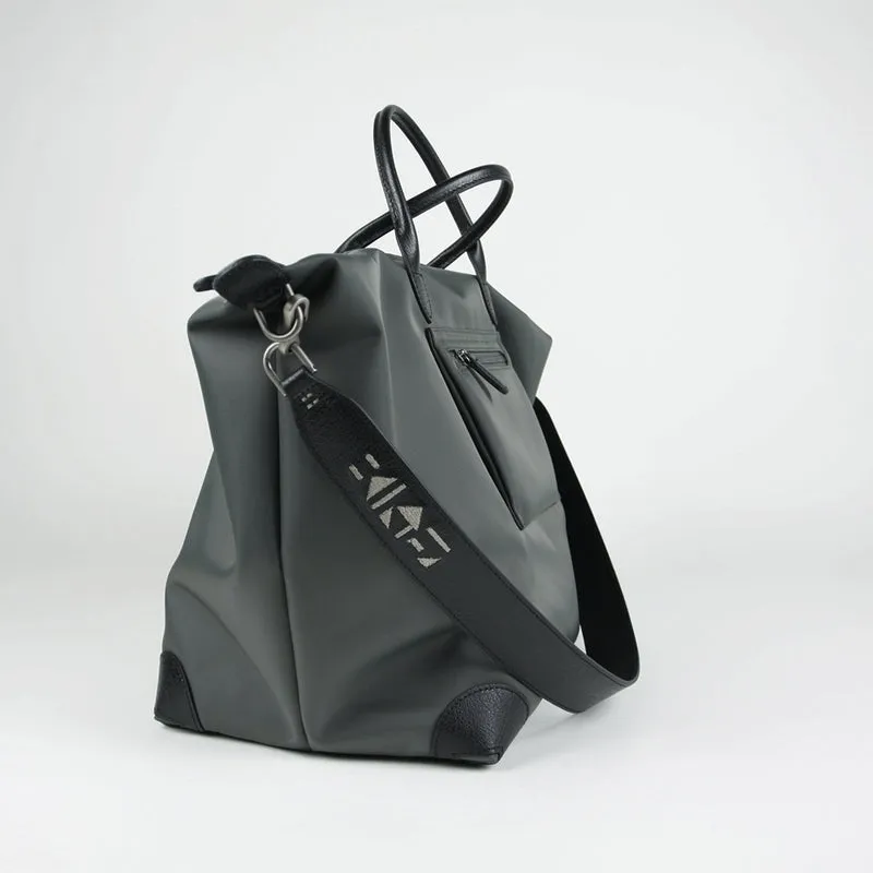 Navy Womens Nylon Shoulder Totes Blue Womens Nylon Shoulder Handbag Nylon Handbag Bag for Ladies
