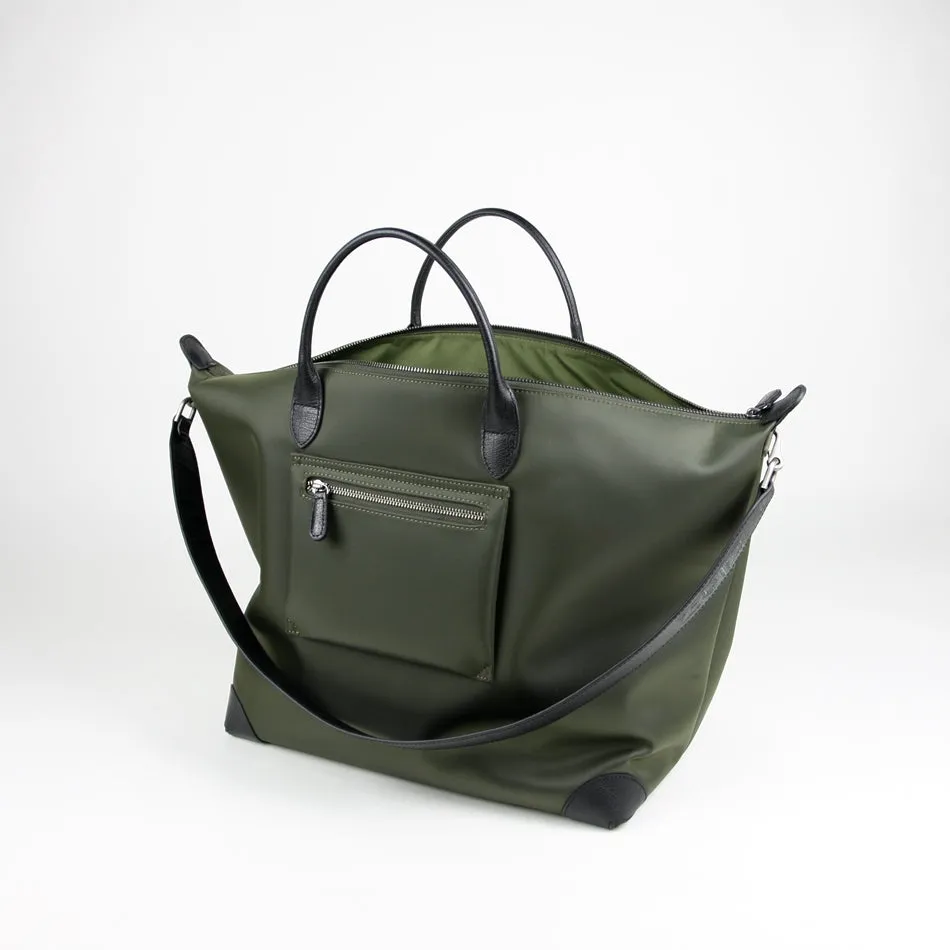 Navy Womens Nylon Shoulder Totes Blue Womens Nylon Shoulder Handbag Nylon Handbag Bag for Ladies