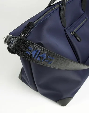 Navy Womens Nylon Shoulder Totes Blue Womens Nylon Shoulder Handbag Nylon Handbag Bag for Ladies
