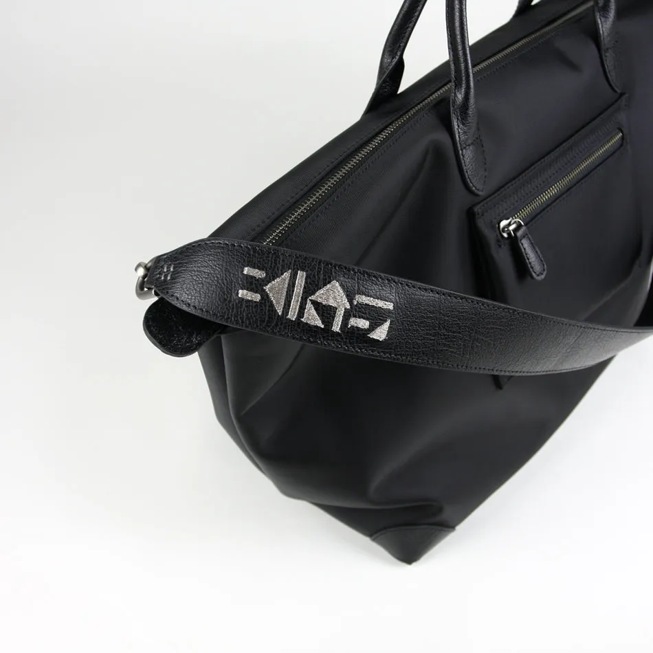 Navy Womens Nylon Shoulder Totes Blue Womens Nylon Shoulder Handbag Nylon Handbag Bag for Ladies