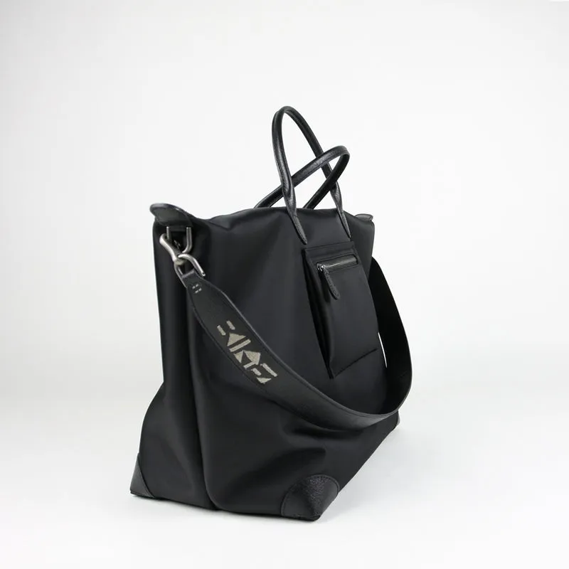 Navy Womens Nylon Shoulder Totes Blue Womens Nylon Shoulder Handbag Nylon Handbag Bag for Ladies