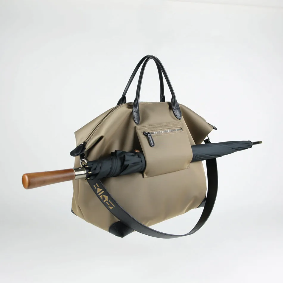Navy Womens Nylon Shoulder Totes Blue Womens Nylon Shoulder Handbag Nylon Handbag Bag for Ladies