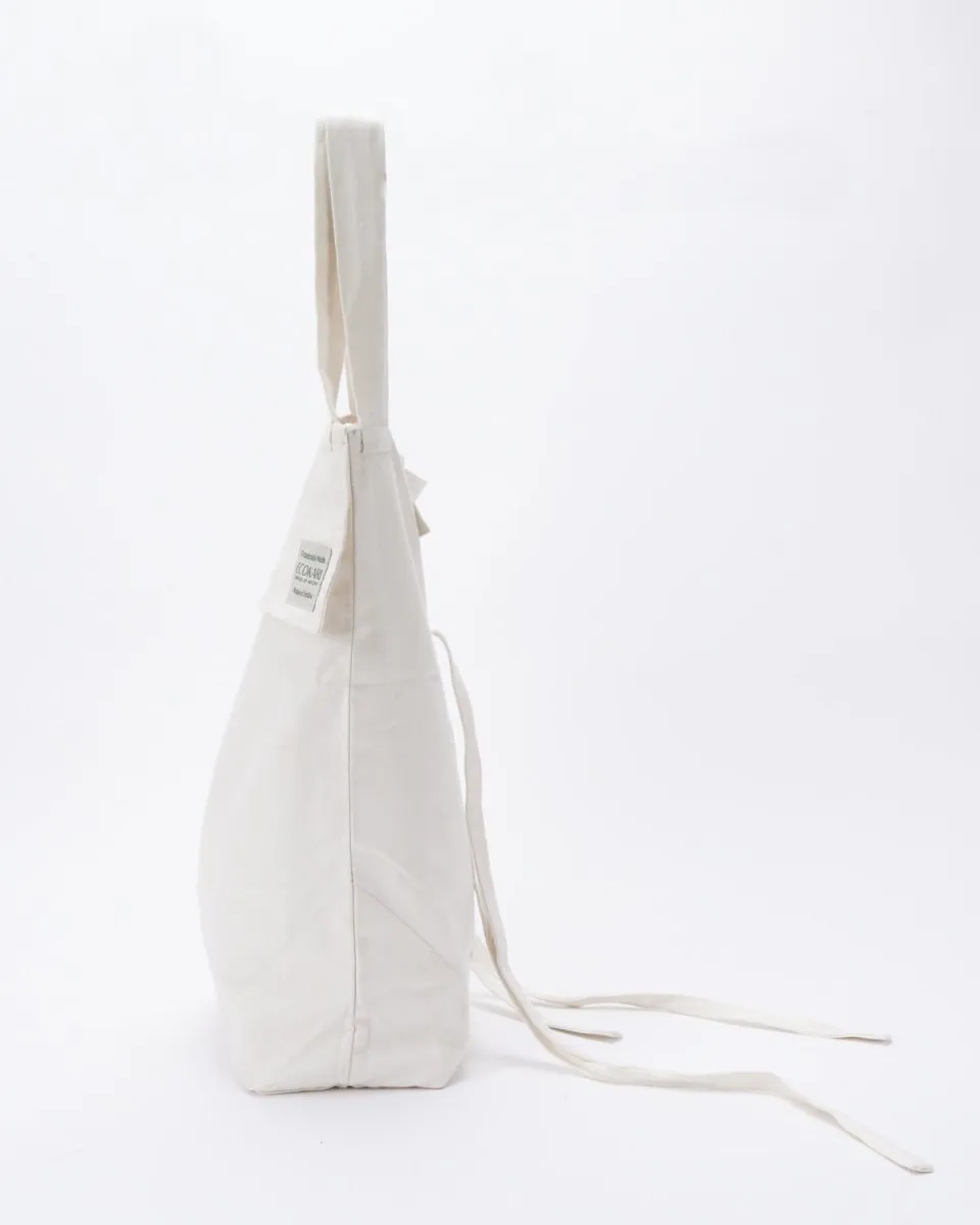 Off-White Hemp Yoga Bag
