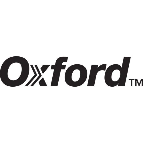 Oxford Twin-Pocket Folder, Embossed Leather Grain Paper, 0.5" Capacity, 11 X 8.5, White, 25/box