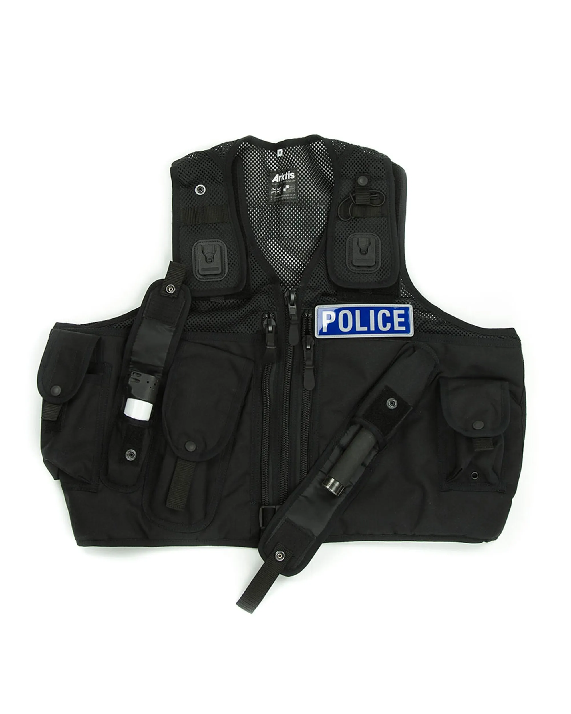 P444AR Police Vest (Right Handed) - Black