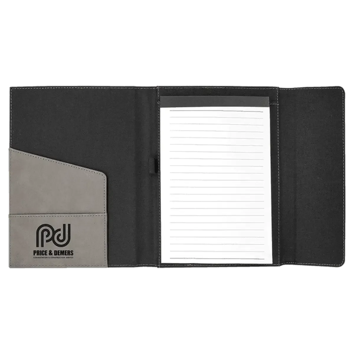 Personalized Canvas Portfolios - With Notepad and Magnetic Closure
