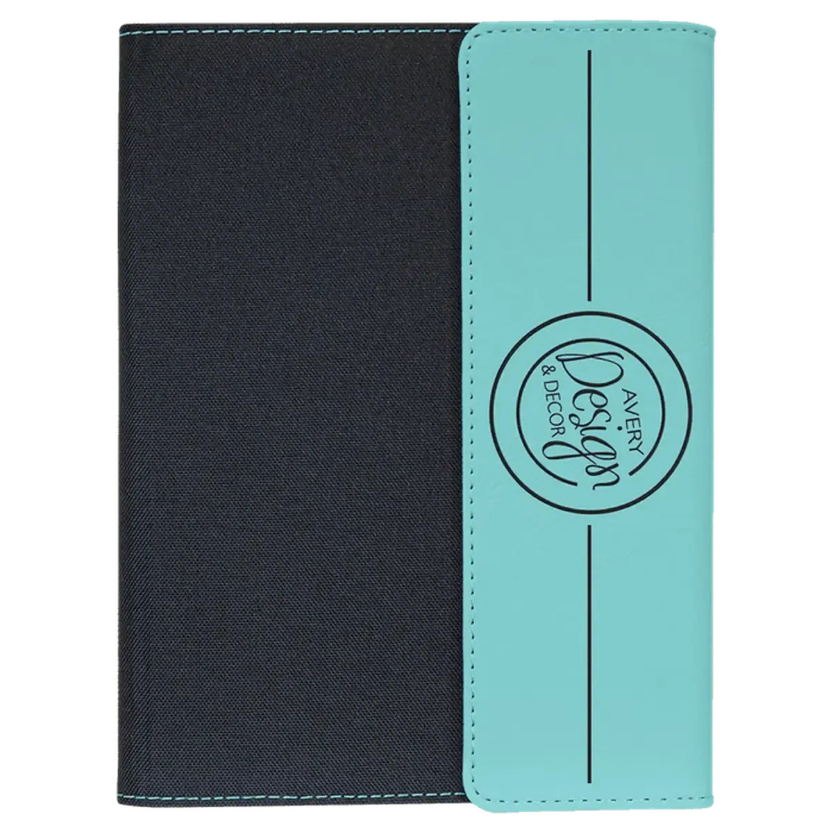 Personalized Canvas Portfolios - With Notepad and Magnetic Closure