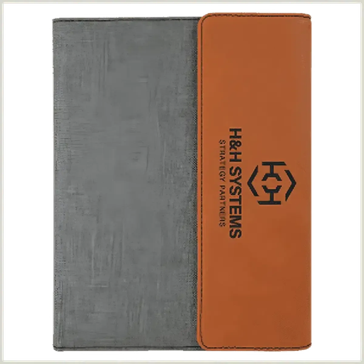 Personalized Canvas Portfolios - With Notepad and Magnetic Closure