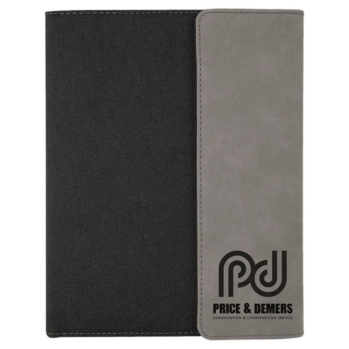 Personalized Canvas Portfolios - With Notepad and Magnetic Closure