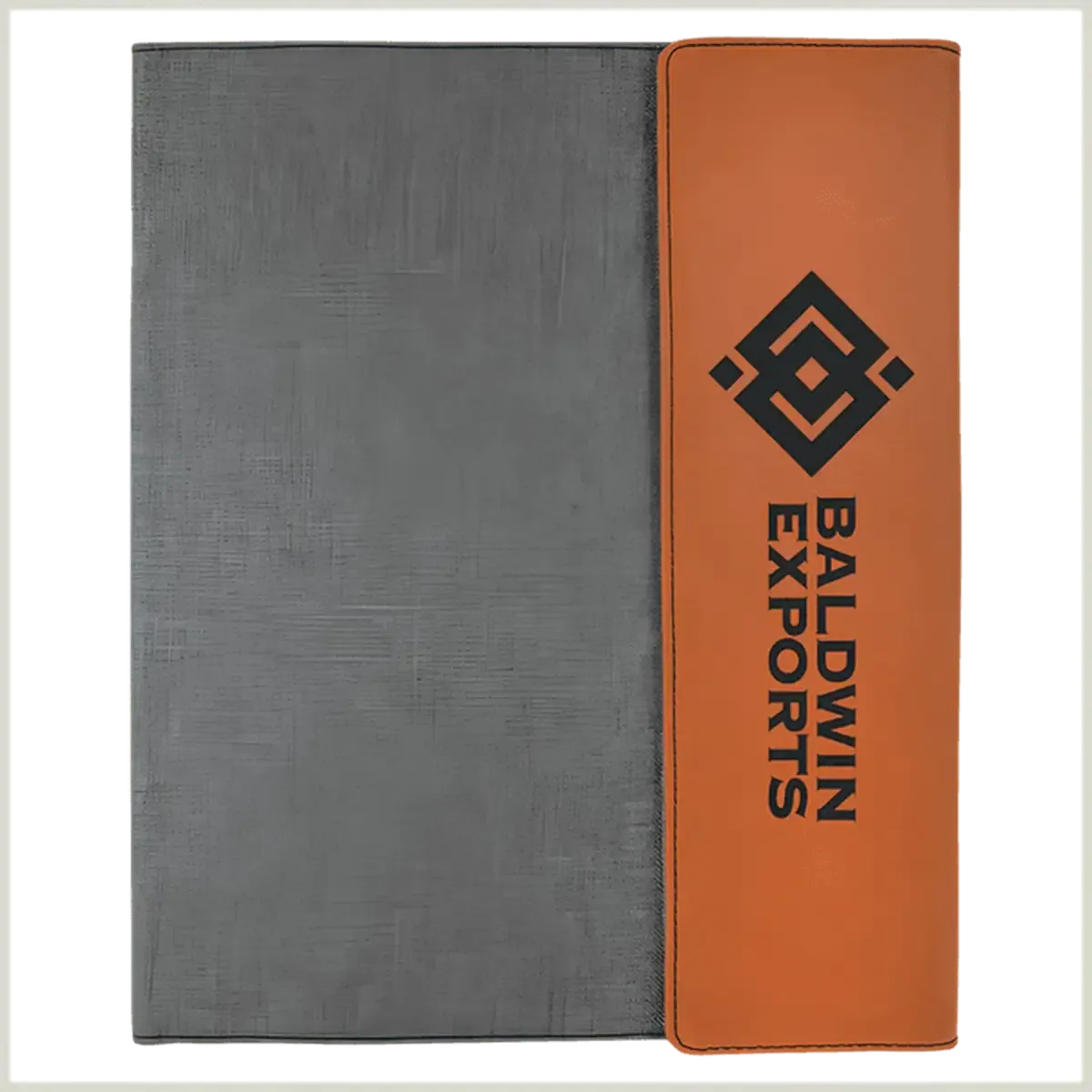 Personalized Canvas Portfolios - With Notepad and Magnetic Closure