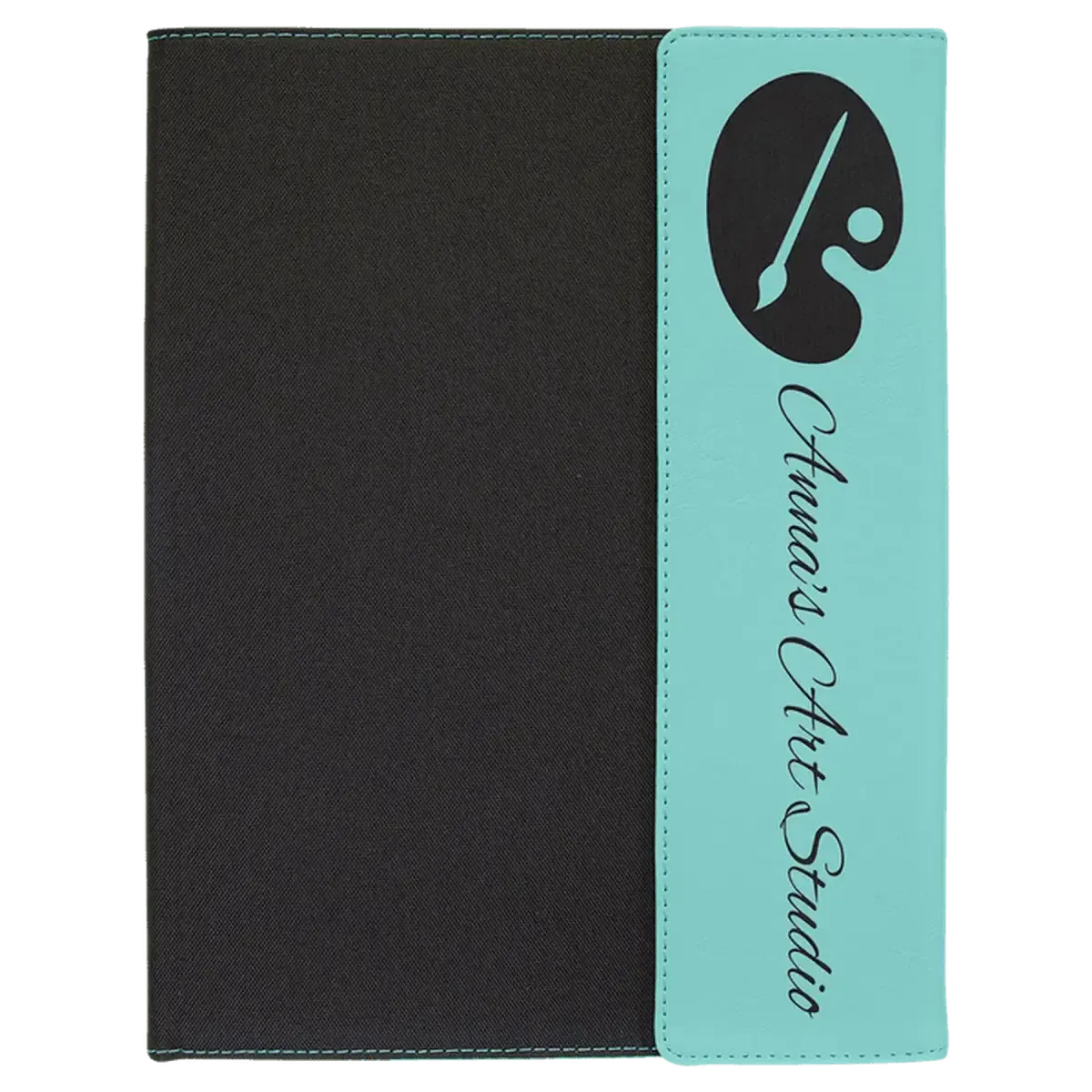 Personalized Canvas Portfolios - With Notepad and Magnetic Closure