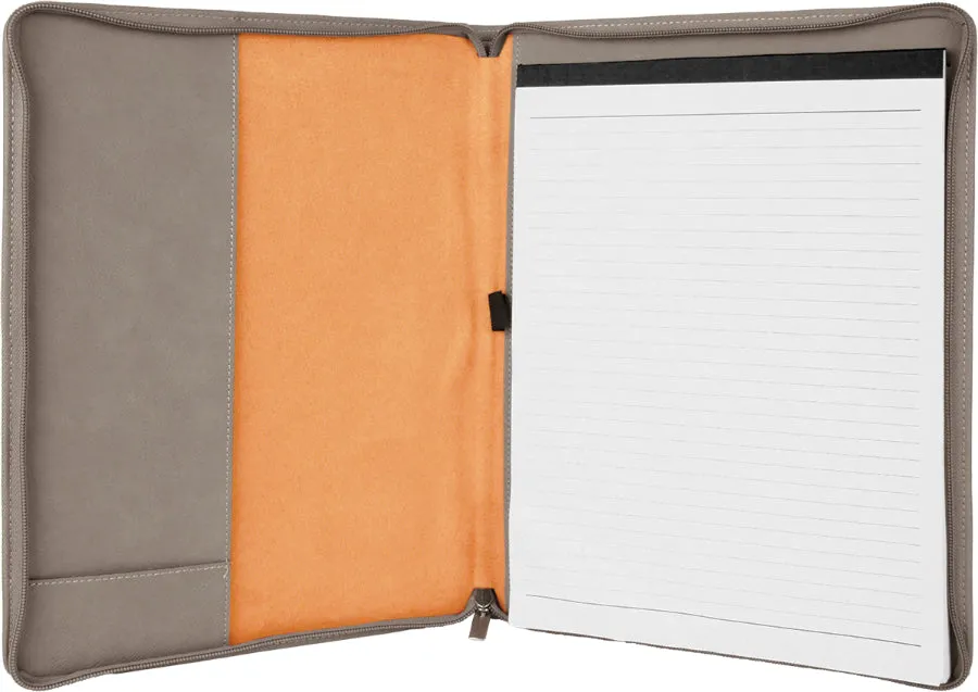 Personalized Large Leatherette Portfolio