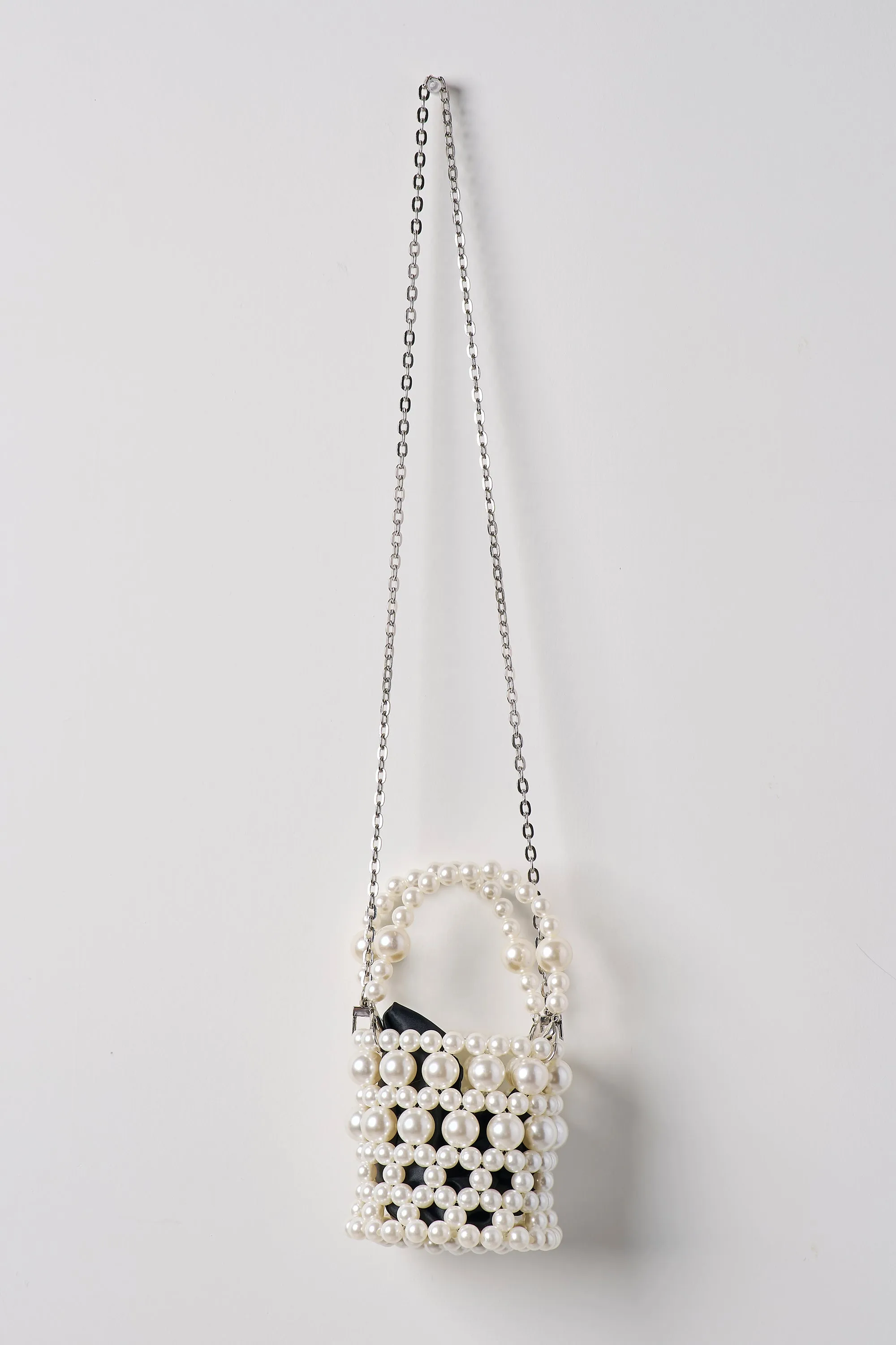 Petite Faux Pearl Purse