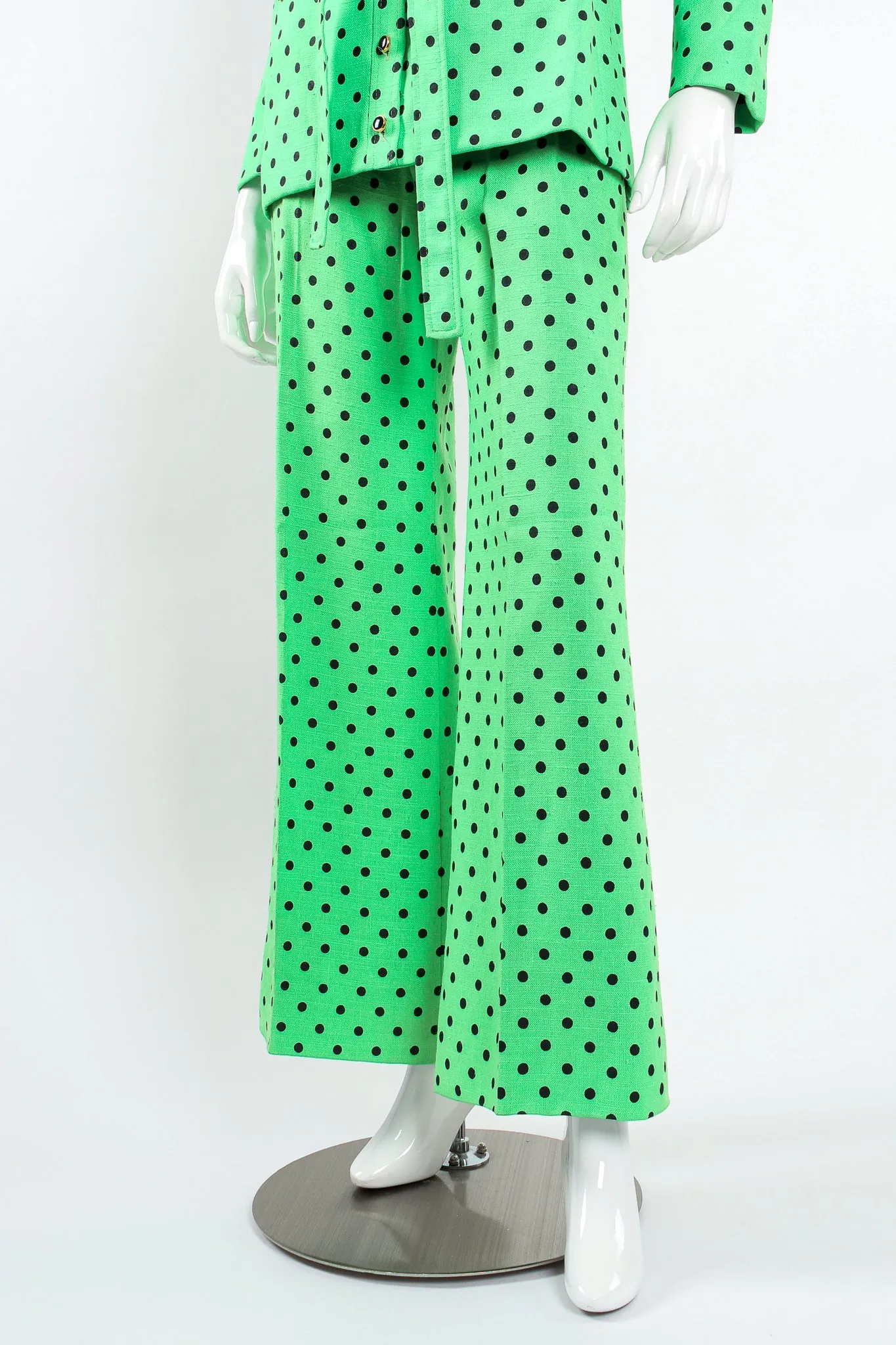 Polka Dot Jacket & Pant Suit
