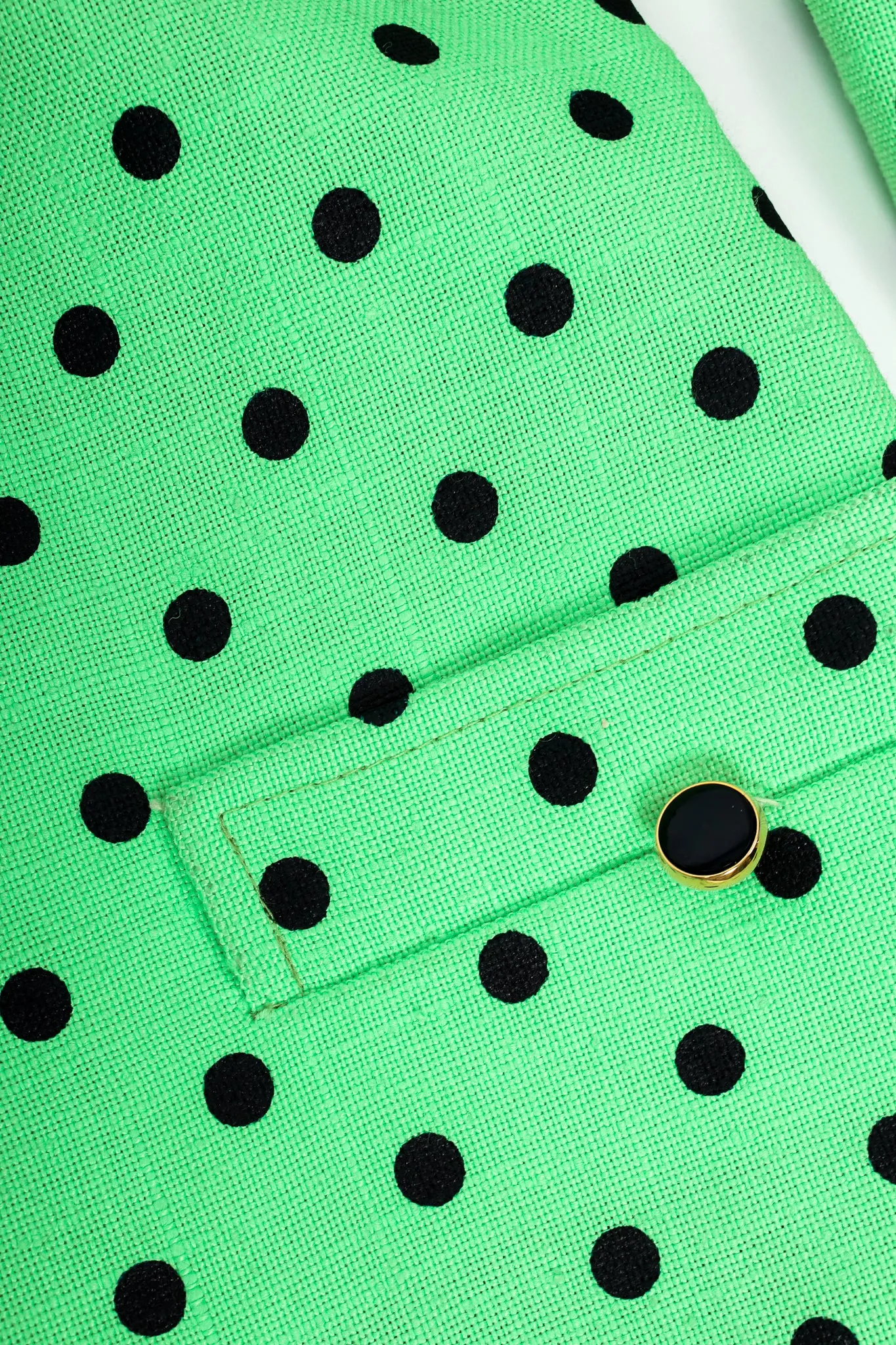 Polka Dot Jacket & Pant Suit