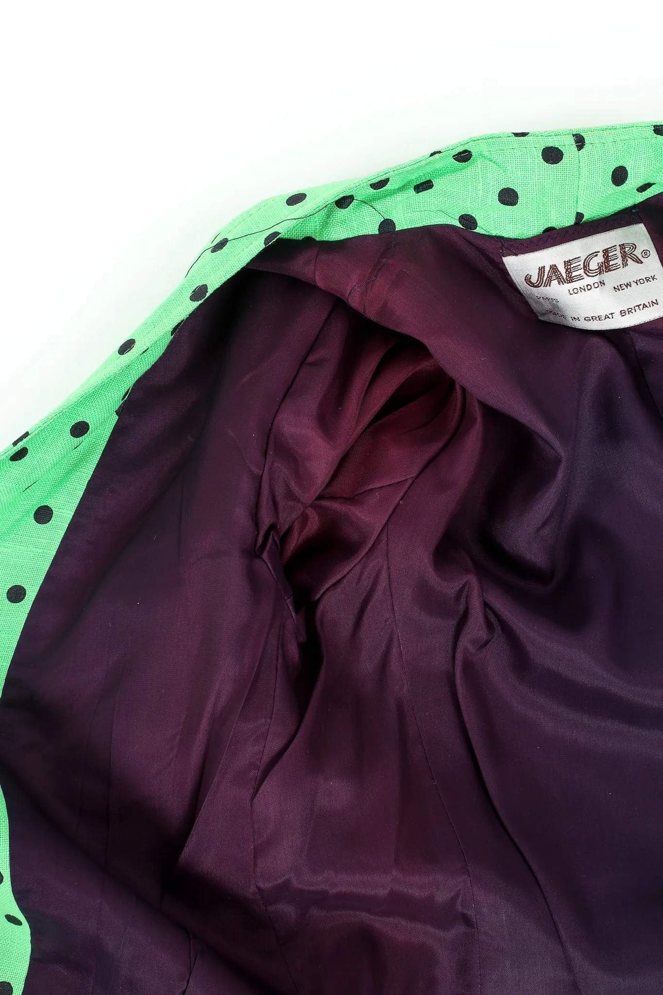 Polka Dot Jacket & Pant Suit