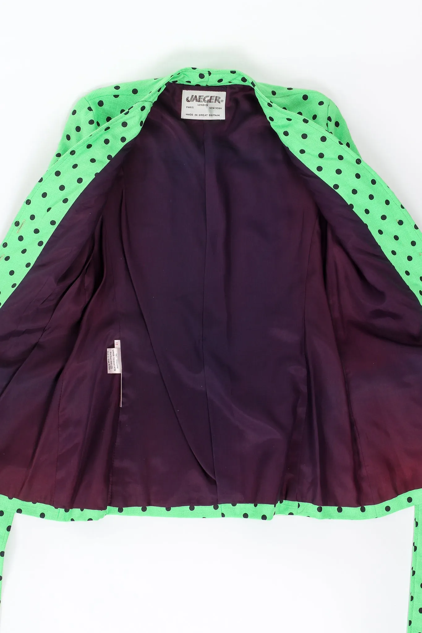 Polka Dot Jacket & Pant Suit