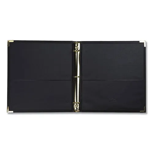 Samsill® Classic Collection Ring Binder, 3 Rings, 1" Capacity, 11 X 8.5, Black
