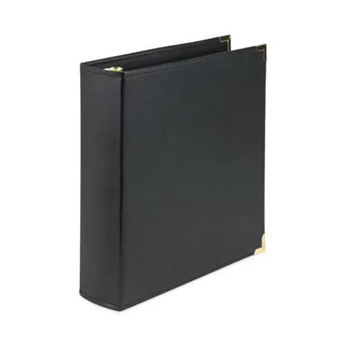 Samsill® Classic Collection Ring Binder, 3 Rings, 2" Capacity, 11 X 8.5, Black
