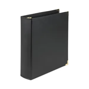 Samsill® Classic Collection Ring Binder, 3 Rings, 2" Capacity, 11 X 8.5, Black
