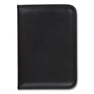 Samsill® Professional Padfolio, 3/4w X 9 1/4h, Open Style, Black